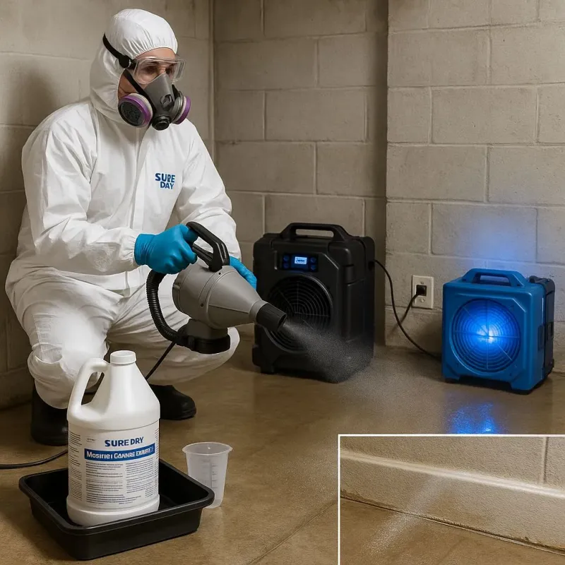 Sanitization and Odor Removal process in Avondale, PA