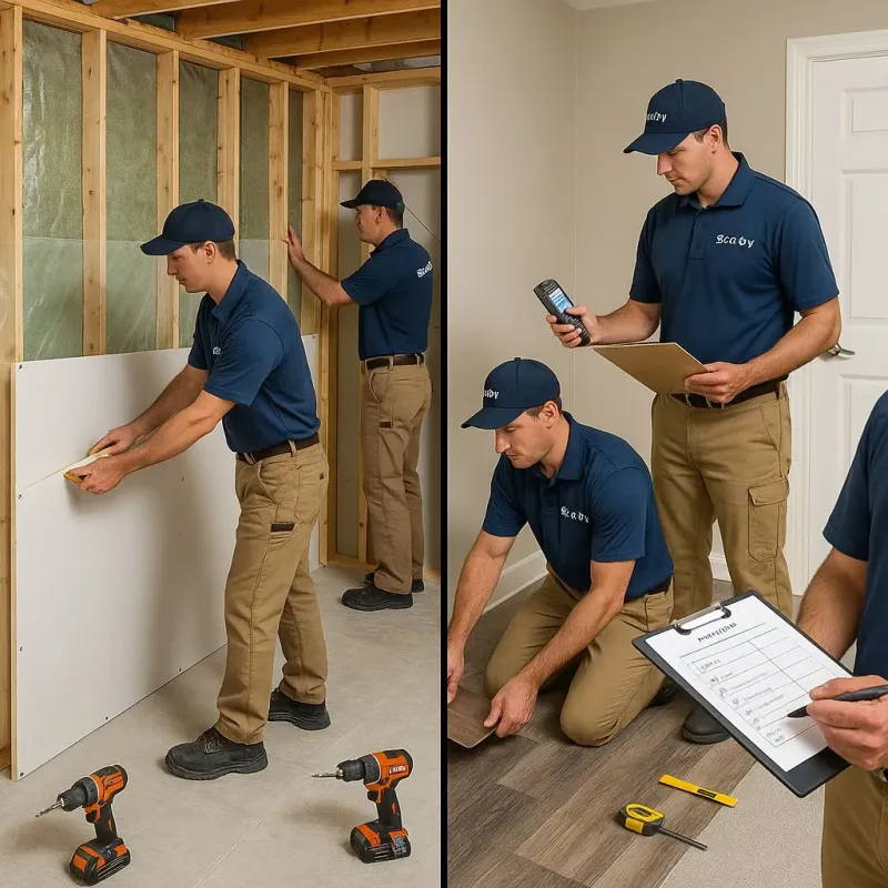 Repairs and Reconstruction process in Avondale, PA